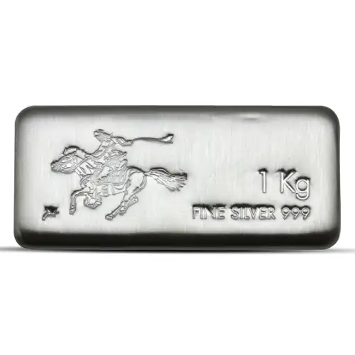 1 Kilo SilverTowne Pony Express Silver Cast Bar