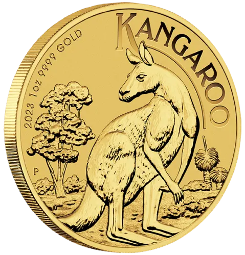 2023 Gold Perth Kangaroo 1 oz BU