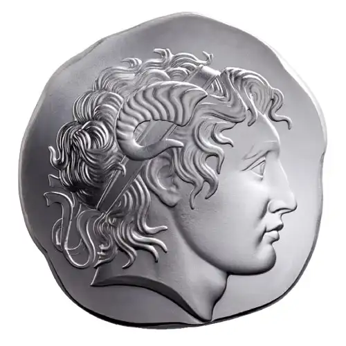 Silver 5 oz Argentia Alexander the Great UHR Round