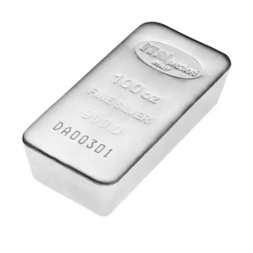 Silver 100 oz Italpreziosi Bar