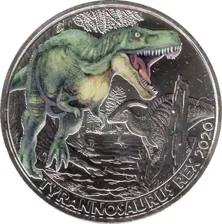 2020 Austria Dinosaur Tyrannosaurus Rex Clad (*no silver)