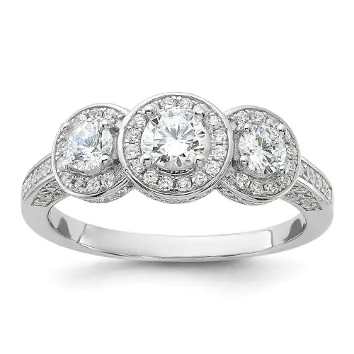 rhodium-plated-brilliant-cut-cz-three-stone-halo-w-side-stones-ring-ss