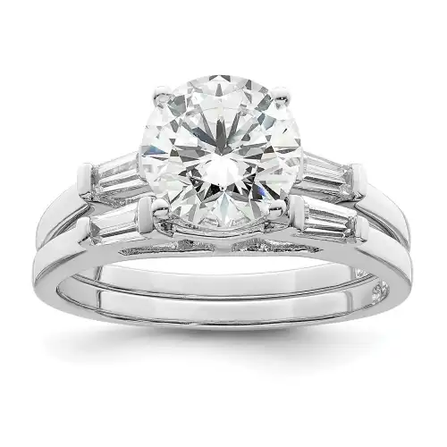 rhodium-plated-cz-two-piece-wedding-set-rings-ss