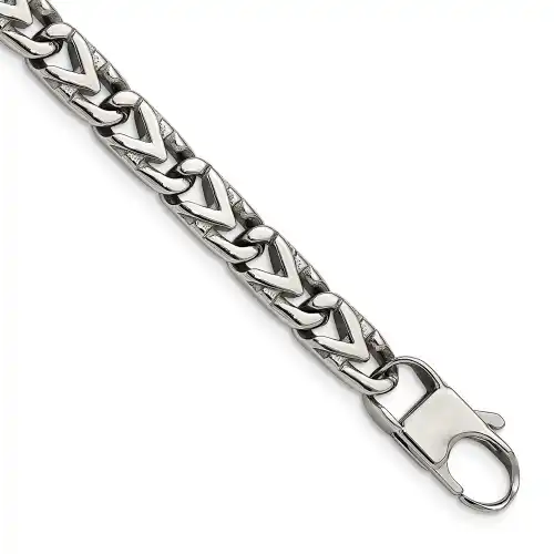 chisel-stainless-steel-polished-8mm-8-5-inch-fancy-link-bracelet
