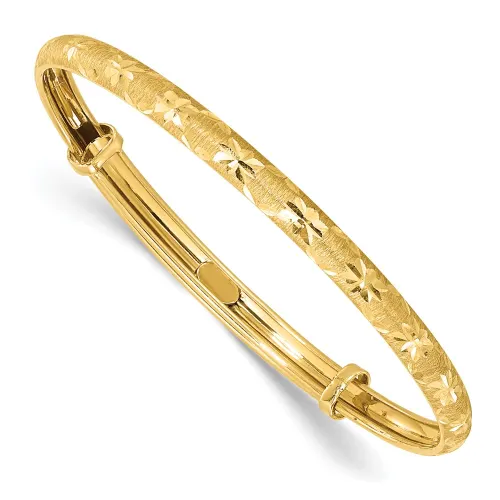 14k-polished-satin-and-diamond-cut-adjustable-baby-bangle