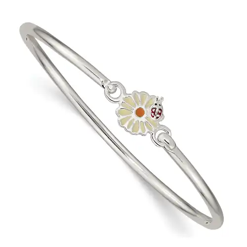 sterling-silver-enameled-flower-ladybug-children-s-bangle-bracelet