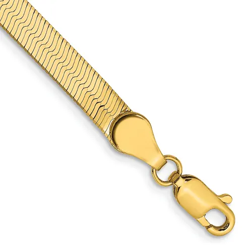 14k-4mm-silky-herringbone-chain