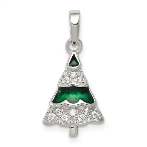 sterling-silver-rhodium-plated-cz-and-enameled-christmas-tree-pendant