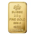 2.5 gram gold bars
