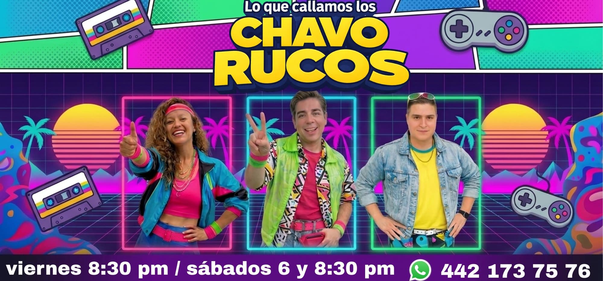 Chavorrucos |28 Mar 8:30PM| $400 Gral. (𝗱𝗲 $𝟰𝟬𝟬 𝗮 $𝟯𝟬𝟬)