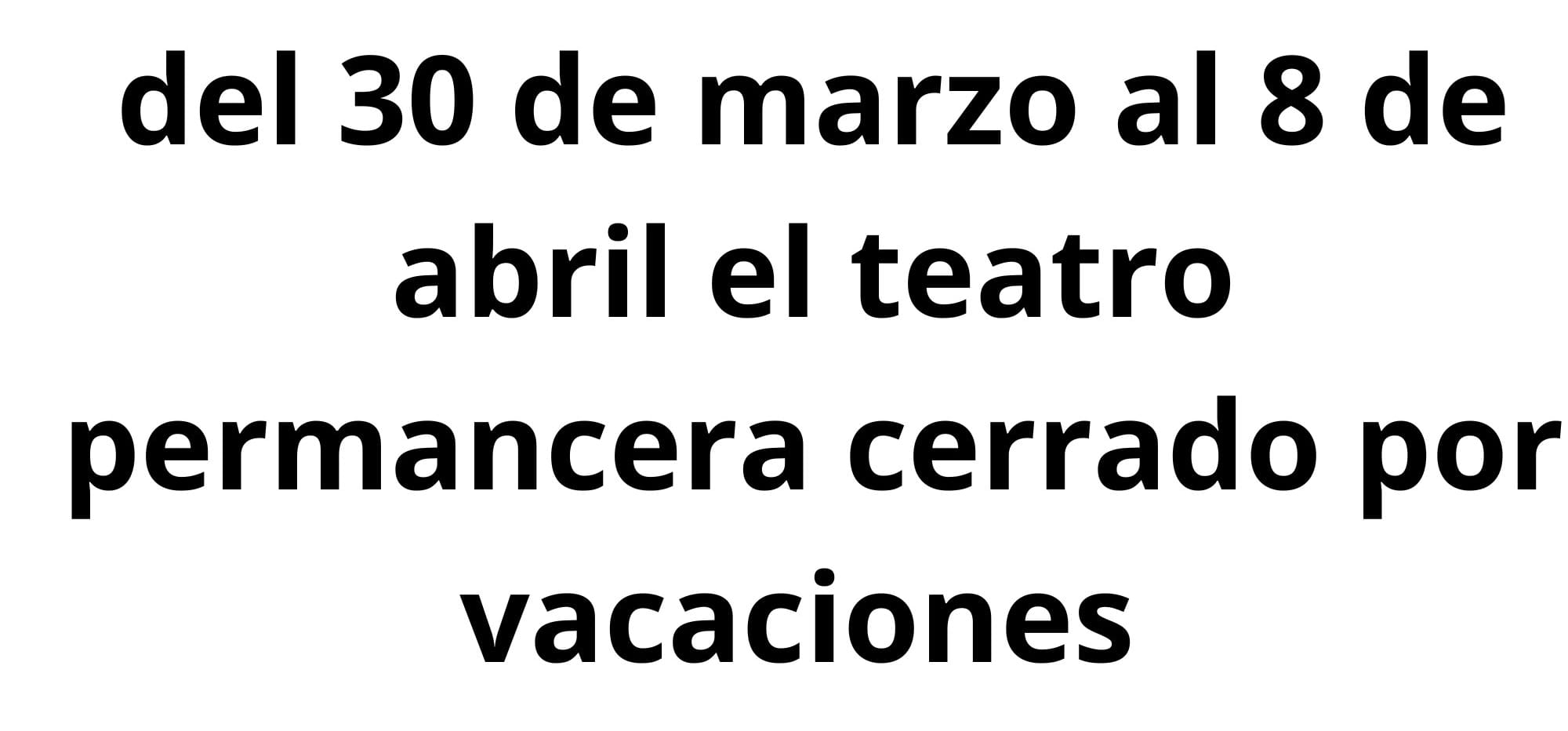 cerrado por vacaciones 