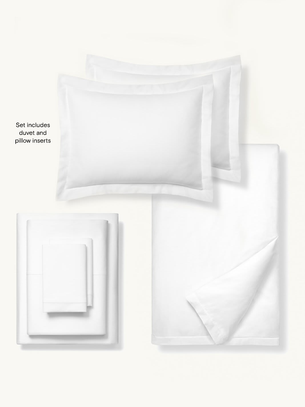 Classic Hemmed Deluxe Bed Set