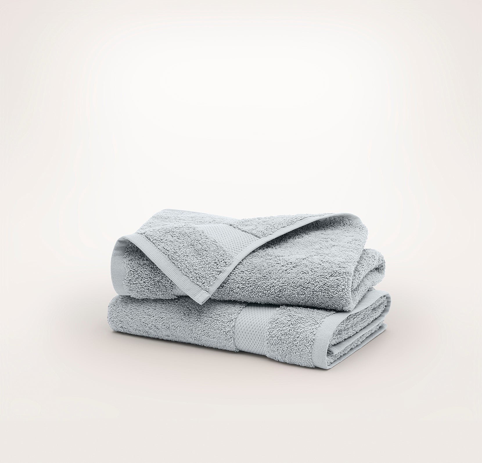 Boll and Branch Plush Bath Towel Set - Stone