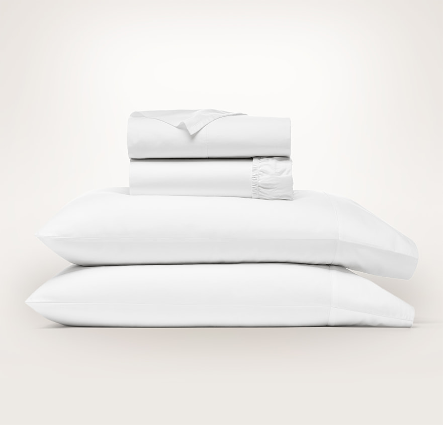 Boll & Branch Signature Hemmed Sheet Set - Color White