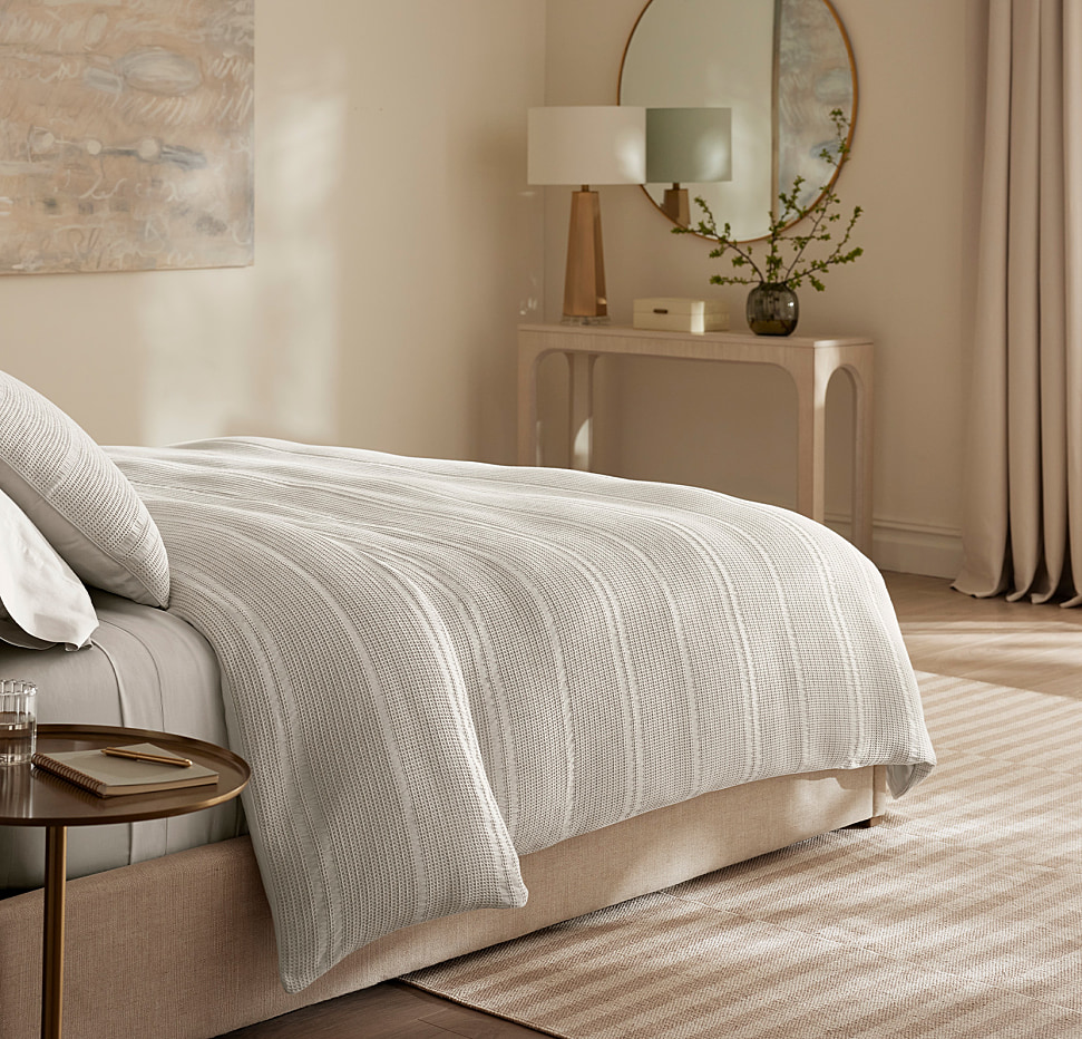 04032023_ADAMS_Mist_Waffle_DobbyStripe_DuvetSet_PulledBack_Carousel_L1_main_FINAL.jpg Waffle Duvet Starter Bundle - Slide 12