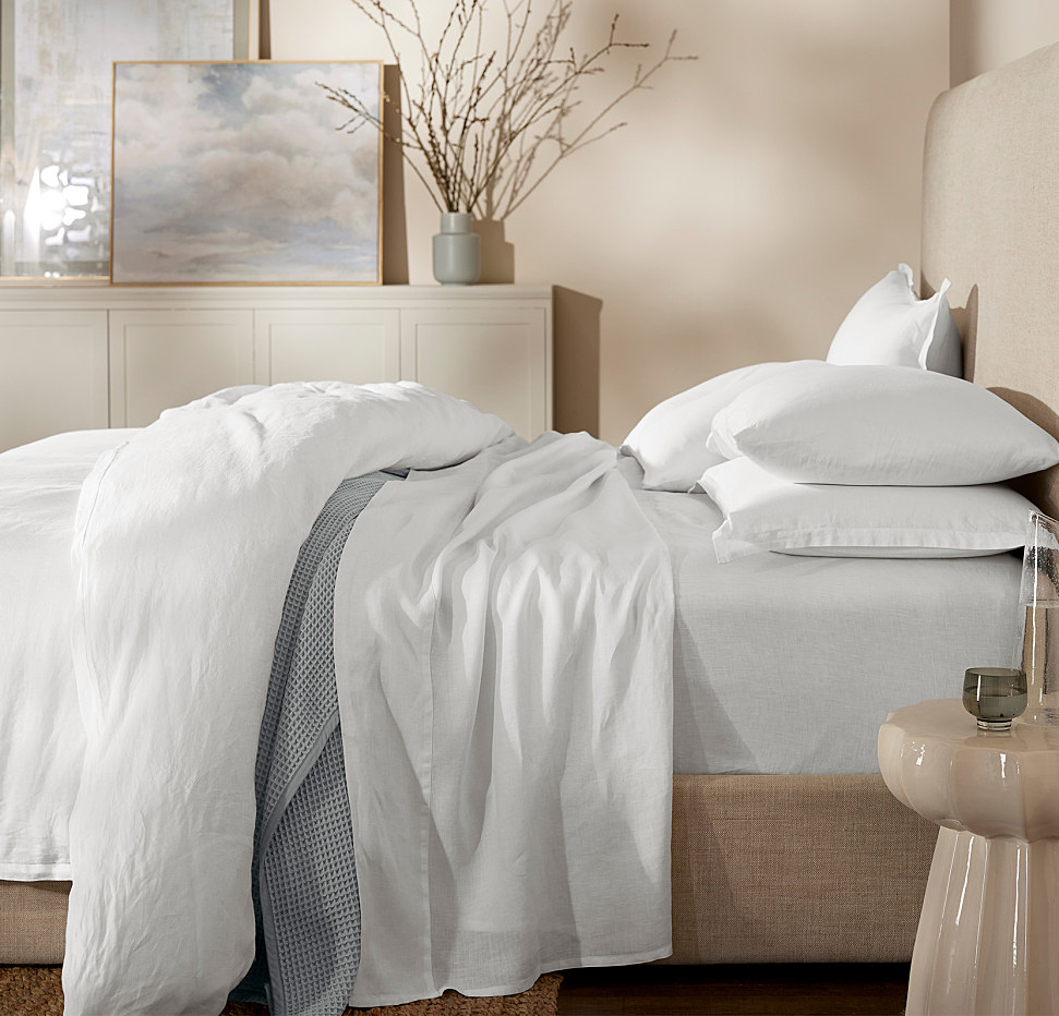 02272023_HARMON_White_Linen_SheetSet_PulledBack_Carousel_L1_BedEposure_FINAL.jpg Linen Starter Bundle - Slide 2