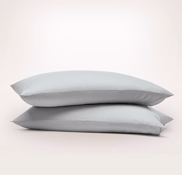 Linen Pillowcase Set in Shore