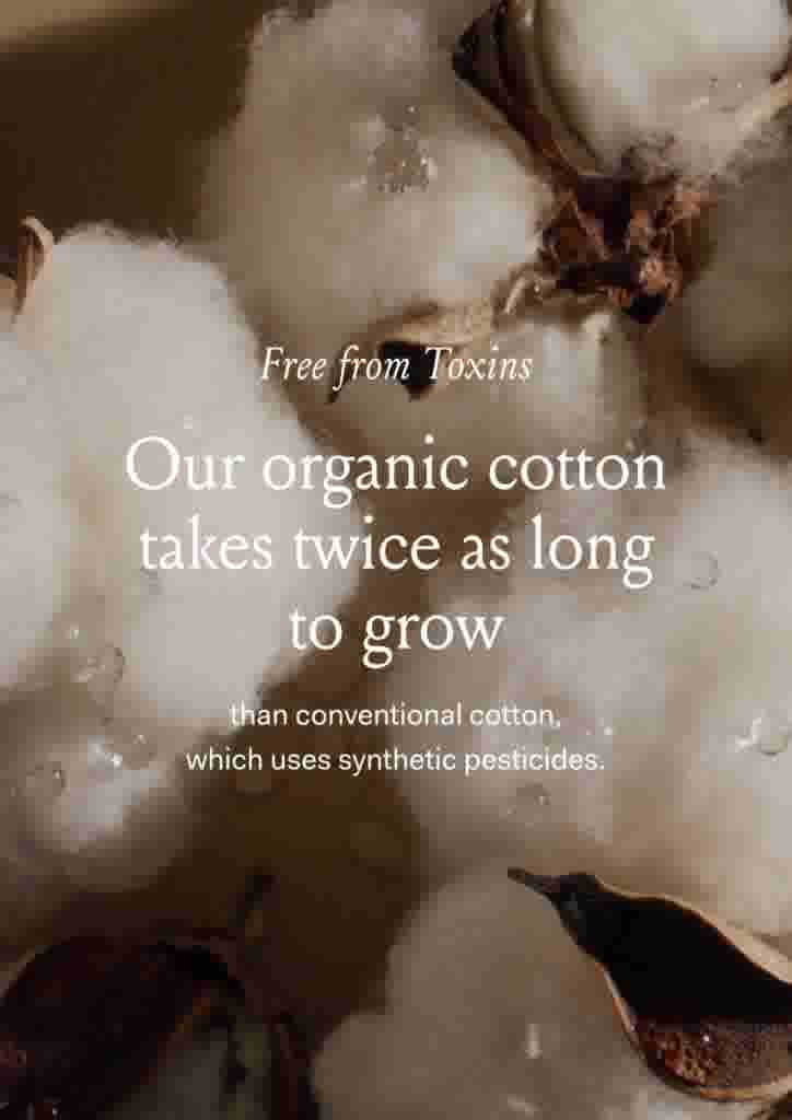 video background image - Quality cotton takes time
