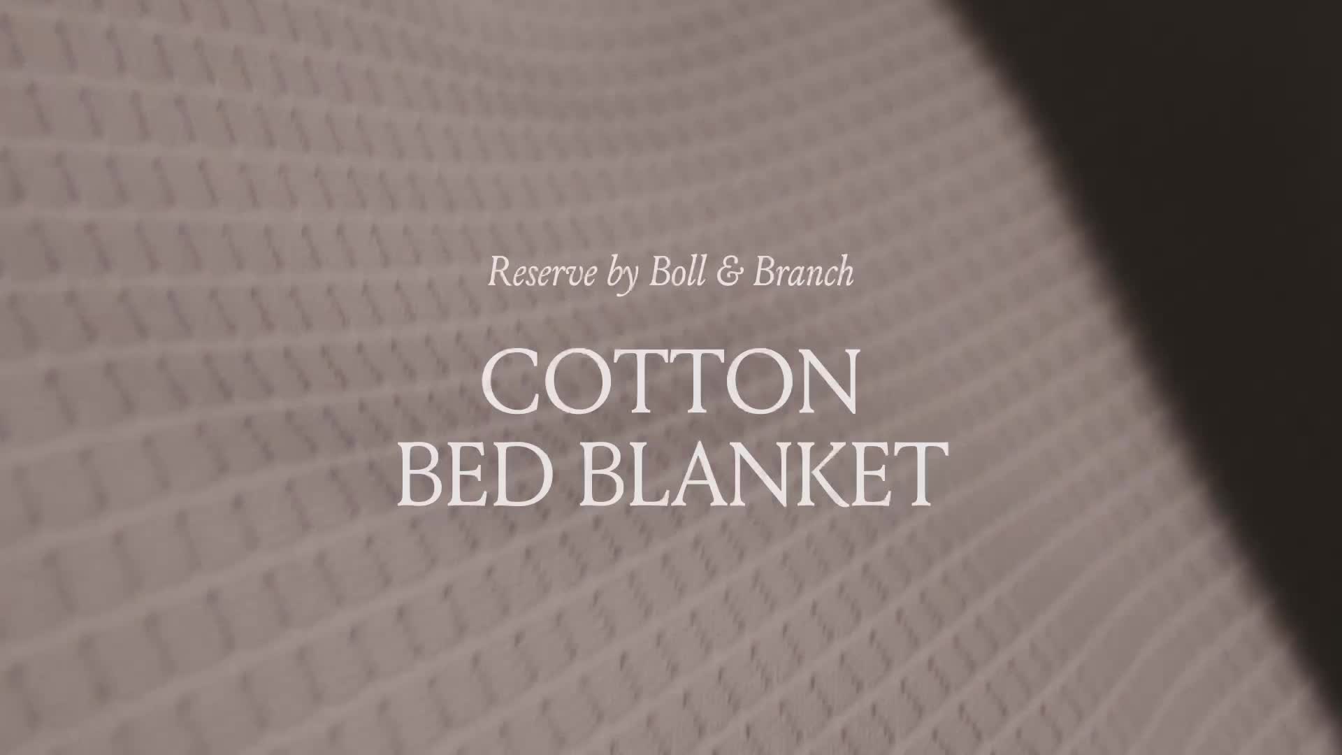 Reserve Cotton Bed Blanket - poster image