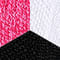 black white pink