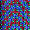 red blue green