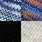 blue grey black mix