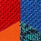 black orange red blue