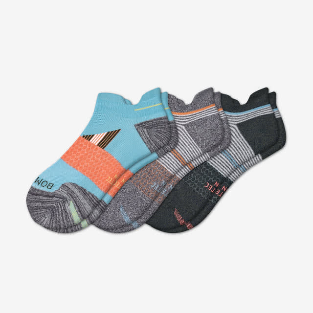 air-charcoal-mix Women's Running Ankle Sock 3-Pack