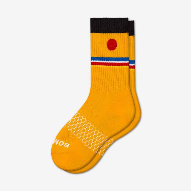 ernie-orange Youth Sesame Street Ernie Calf Socks