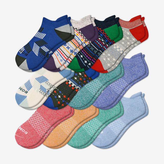 fairisle-marl-mix Youth Ankle Sock 12-Pack