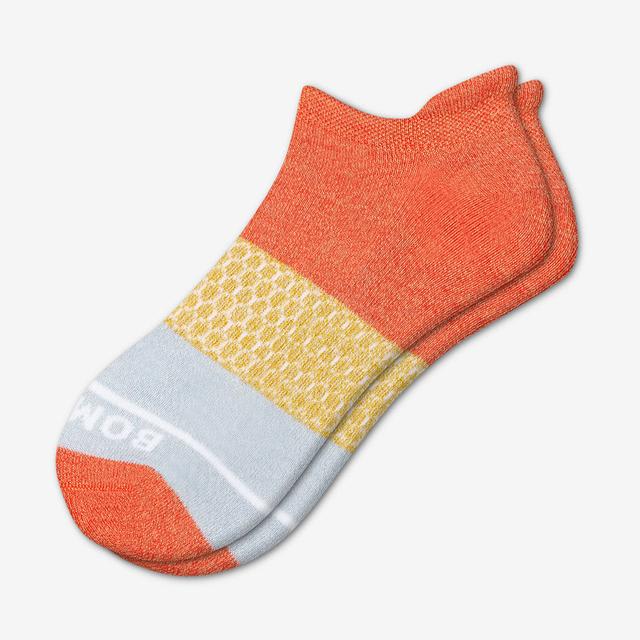flamingo Women's Merino Wool Tri-Block Ankle Socks