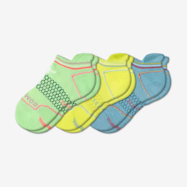 lemon-spearmint-mix Youth All-Purpose Performance Ankle Sock 3-Pack