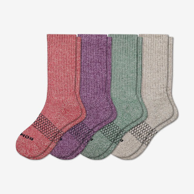 multi Men's Marl Calf Sock 4-Pack