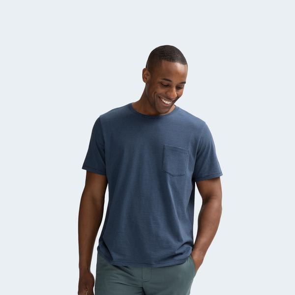 navy crew neck t shirt