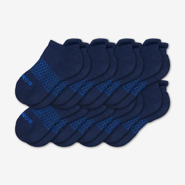 navy Youth Solids Ankle Sock 8-Pack