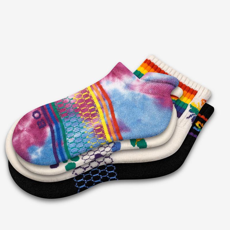 Youth Pride Ankle & Quarter Sock 4-Pack