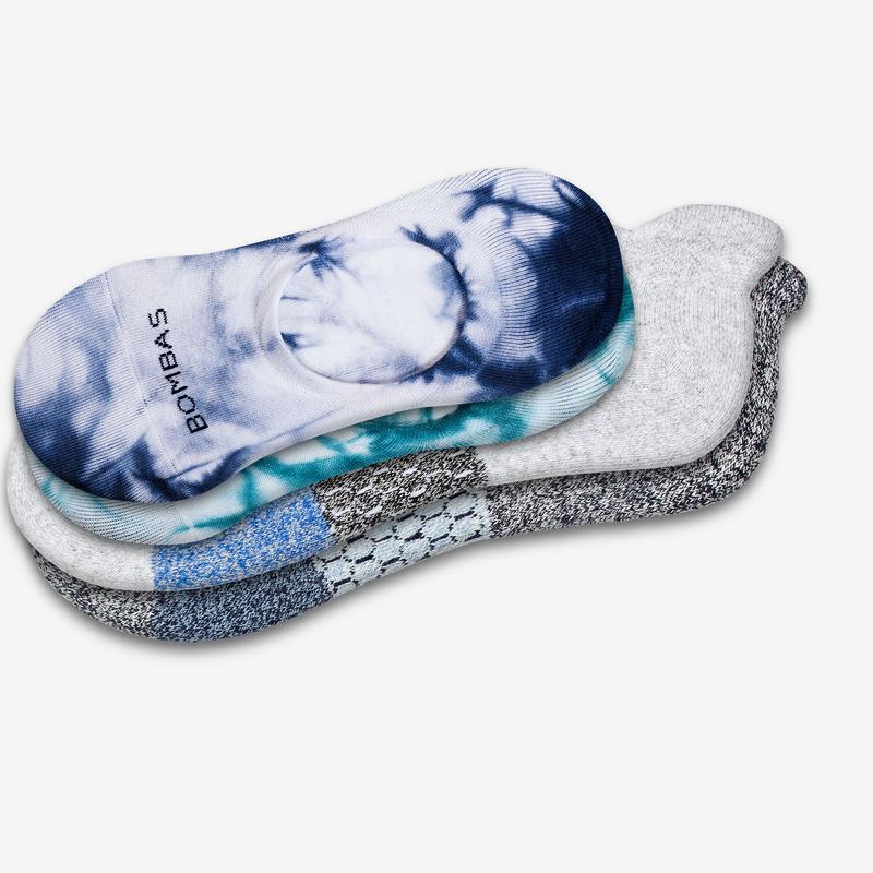 Men's Tie Dye & Tri-Block 4-Pack