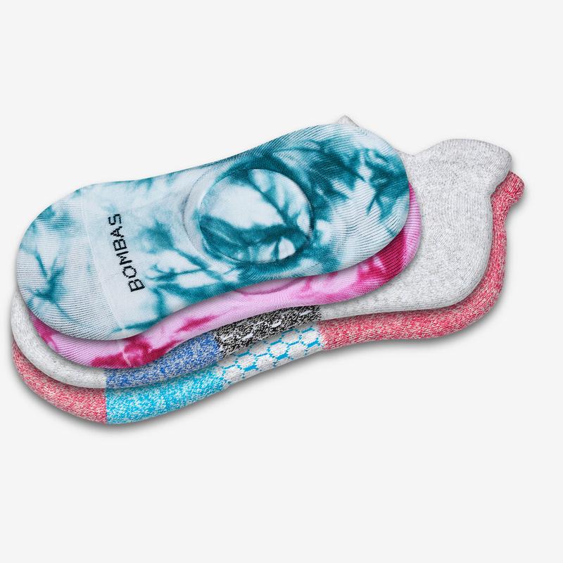 Women's Tie Dye & Tri-Block 4-Pack
