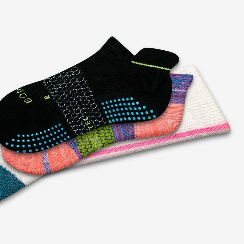 Women's Run, Cycle, Grip Sock 6-Pack