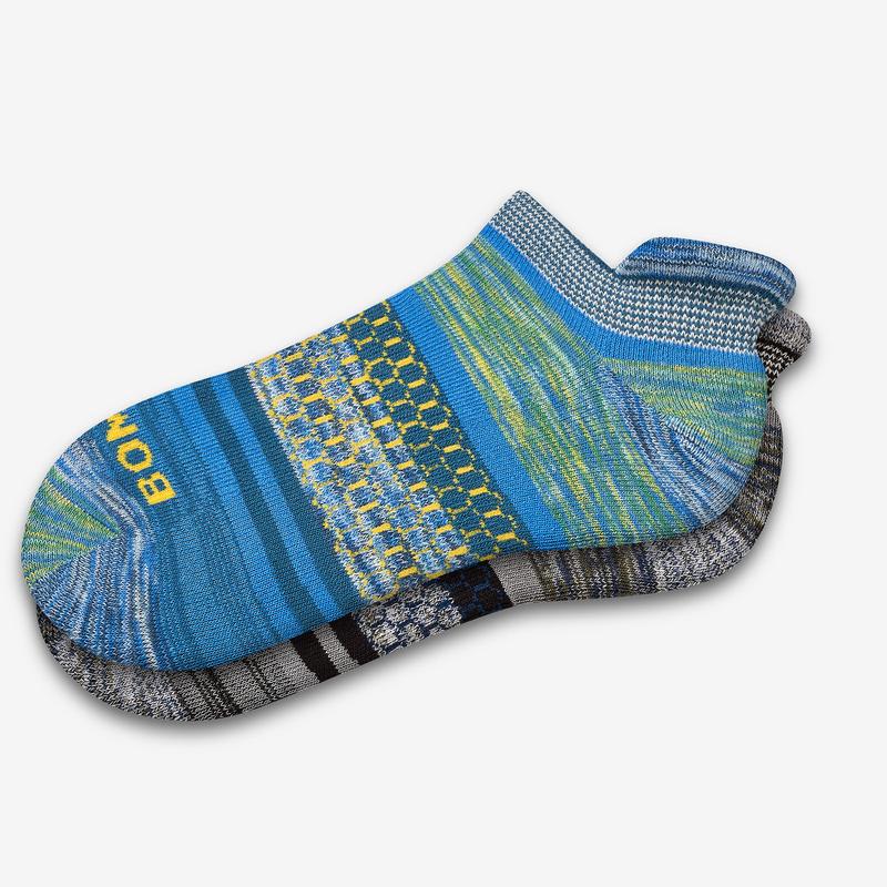 Men's Brush Stripe Ankle Socks