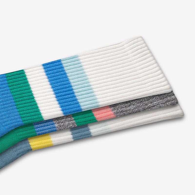 Men's Bold Vintage Stripe Calf Sock 3-Pack