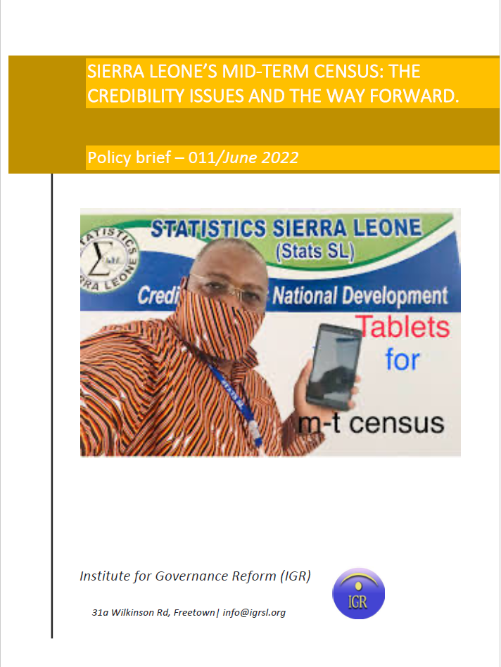 IGR response to the Census Final