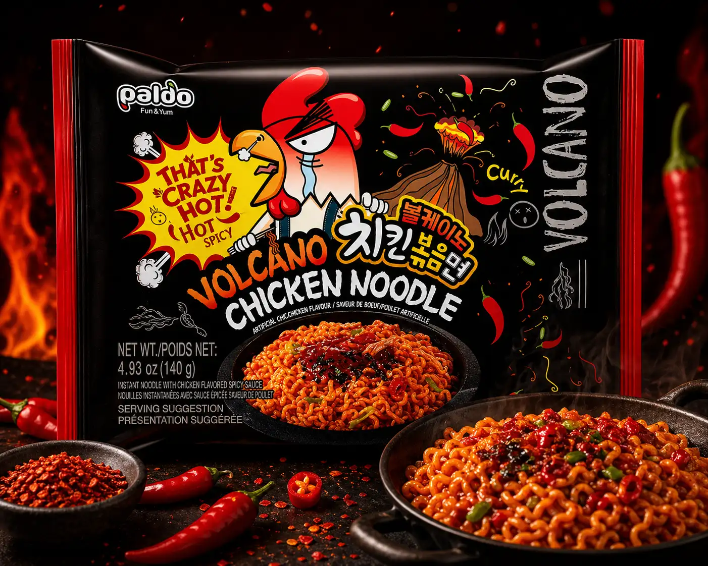 بالدو (Volcano Hot Chicken)