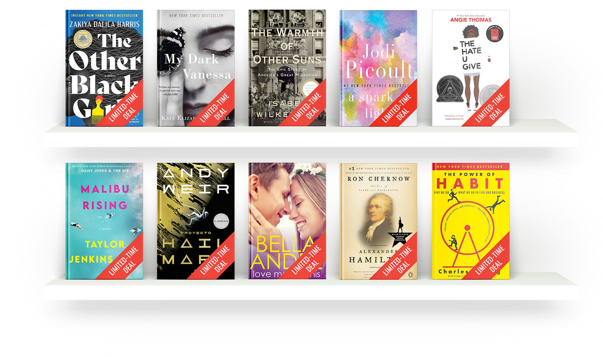 Image of books on a shelf