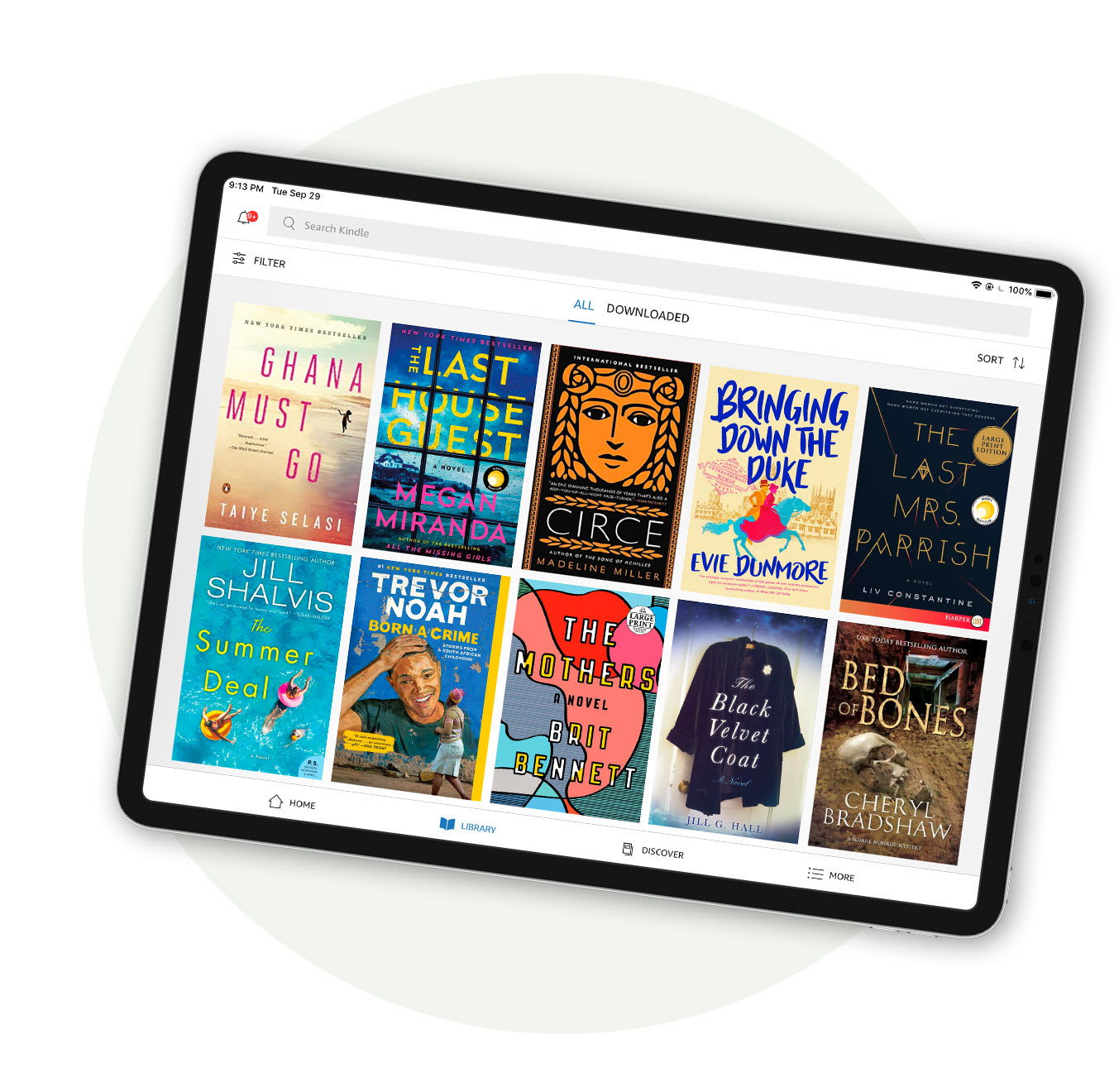 Books on an ipad