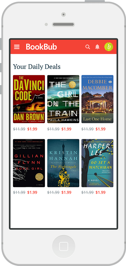 Bookbub Get Ebook Deals Handpicked Recommendations And Author Updates
