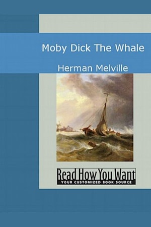 Book cover for Moby Dick by Herman Melville