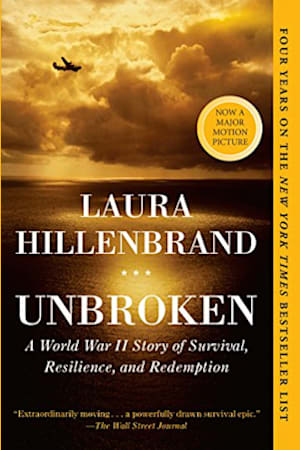Book cover for Unbroken by Laura Hillenbrand