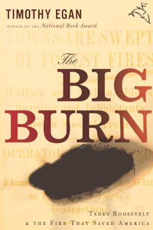 Book cover for The Big Burn by Timothy Egan