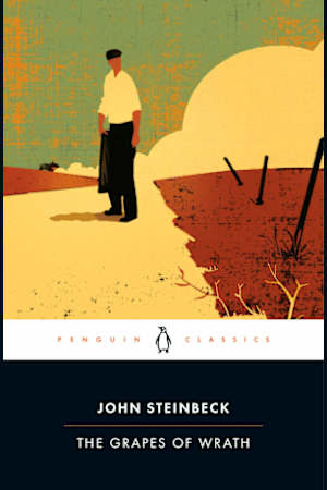 Book cover for The Grapes of Wrath by John Steinbeck